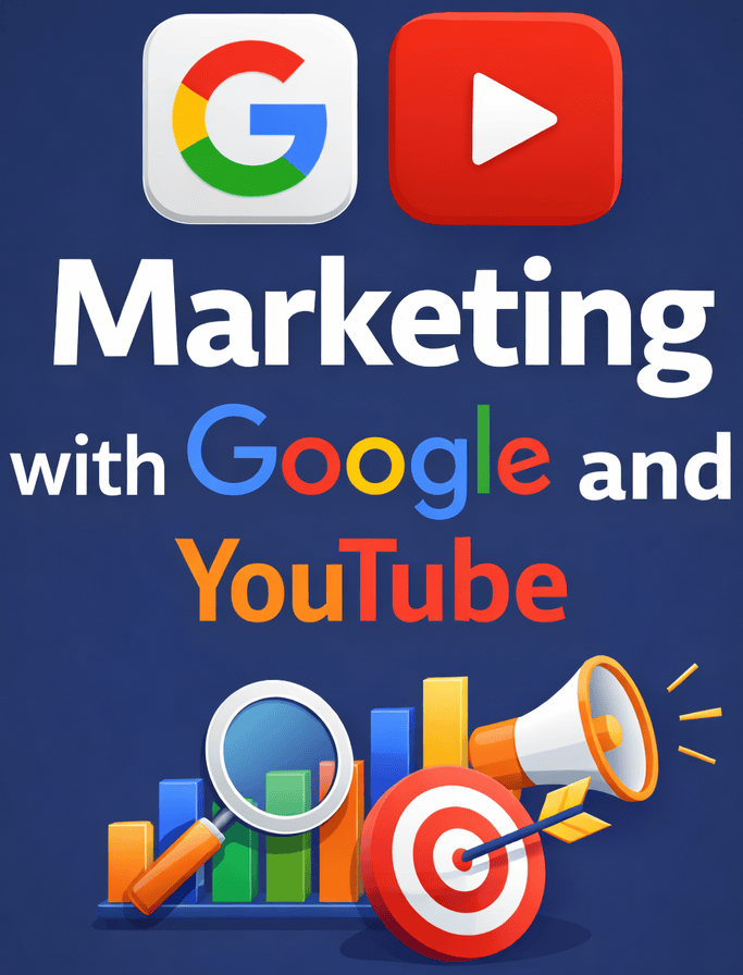 Business marketing strategy using Google and YouTube platforms for growth.