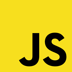 JavaScript logo on yellow background for programming and development.