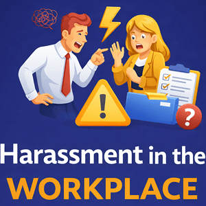 Workplace harassment and leadership issues in a professional setting.