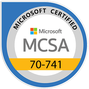 Microsoft 70-741 MSCA Networking with Windows Server 2016